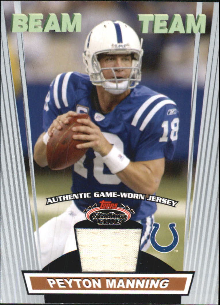 Peyton Manning 2008 Donruss Gridiron Gear Playbook Colts Football