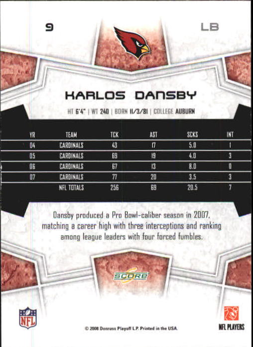 B0089- 2008 Select Football Card #s 1-250 +Rookies -You Pick- 15+ FREE US SHIP - Picture 19 of 449