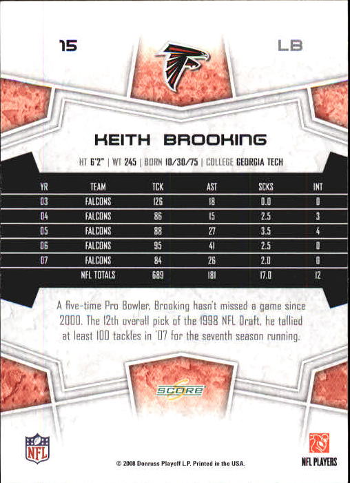 B0089- 2008 Select Football Card #s 1-250 +Rookies -You Pick- 15+ FREE US SHIP - Picture 31 of 449