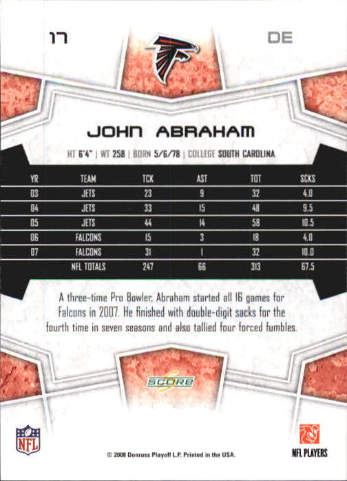B0089- 2008 Select Football Card #s 1-250 +Rookies -You Pick- 15+ FREE US SHIP - Picture 35 of 449