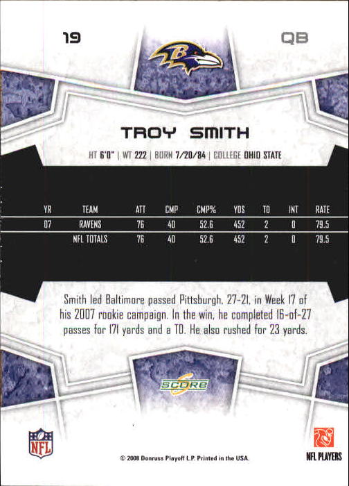 B0089- 2008 Select Football Card #s 1-250 +Rookies -You Pick- 15+ FREE US SHIP - Picture 39 of 449