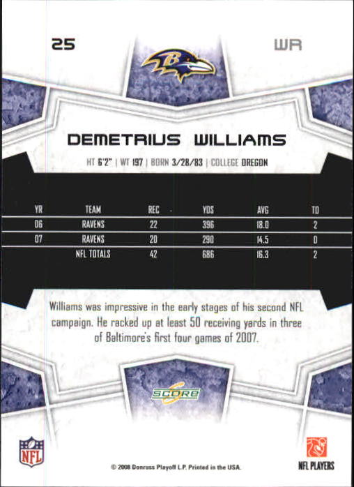 B0089- 2008 Select Football Card #s 1-250 +Rookies -You Pick- 15+ FREE US SHIP - Picture 51 of 449