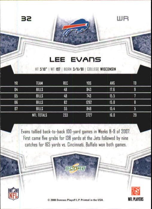 B0089- 2008 Select Football Card #s 1-250 +Rookies -You Pick- 15+ FREE US SHIP - Picture 63 of 449