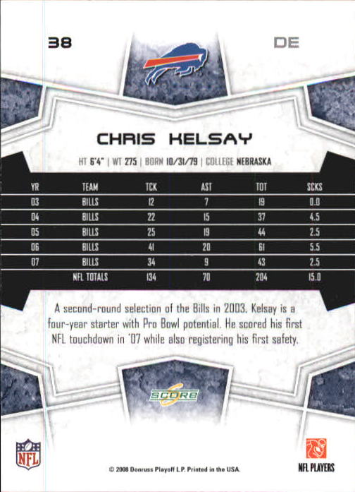 B0089- 2008 Select Football Card #s 1-250 +Rookies -You Pick- 15+ FREE US SHIP - Picture 75 of 449