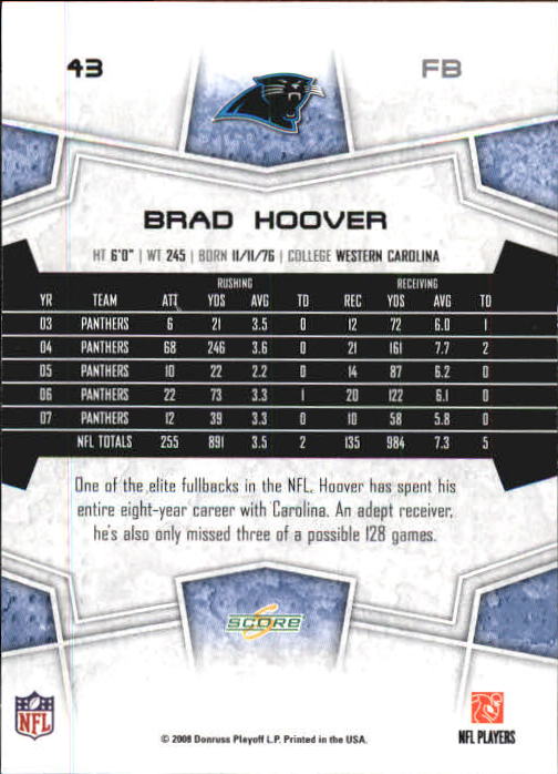 B0089- 2008 Select Football Card #s 1-250 +Rookies -You Pick- 15+ FREE US SHIP - Picture 83 of 449