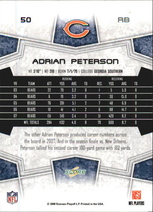 B0089- 2008 Select Football Card #s 1-250 +Rookies -You Pick- 15+ FREE US SHIP - Picture 97 of 449