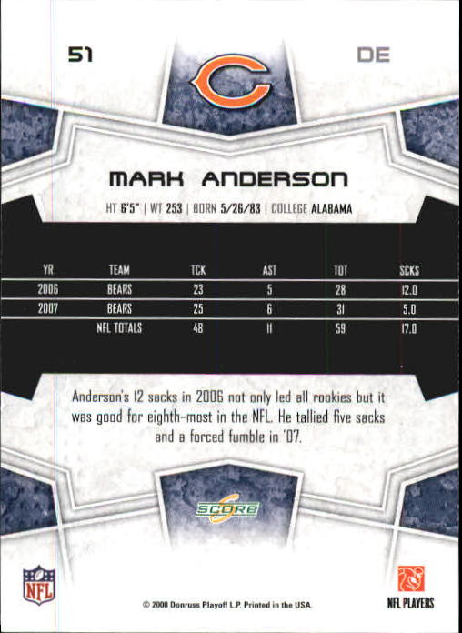 B0089- 2008 Select Football Card #s 1-250 +Rookies -You Pick- 15+ FREE US SHIP - Picture 99 of 449