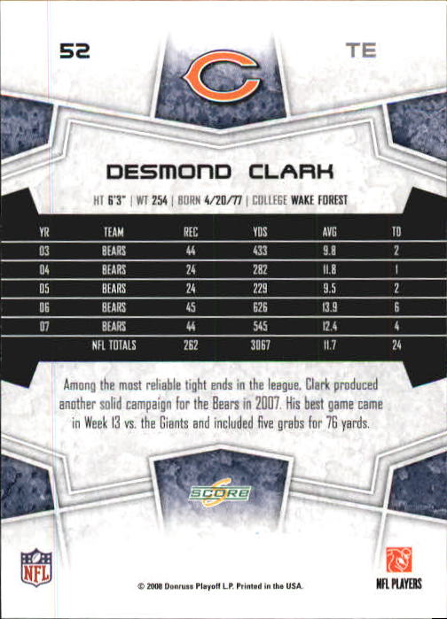 B0089- 2008 Select Football Card #s 1-250 +Rookies -You Pick- 15+ FREE US SHIP - Picture 101 of 449