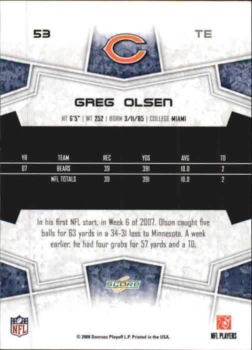 B0089- 2008 Select Football Card #s 1-250 +Rookies -You Pick- 15+ FREE US SHIP - Picture 103 of 449