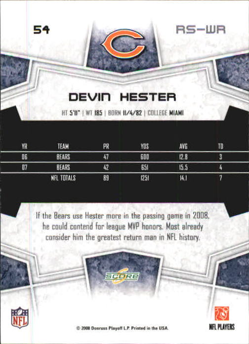 B0089- 2008 Select Football Card #s 1-250 +Rookies -You Pick- 15+ FREE US SHIP - Picture 105 of 449