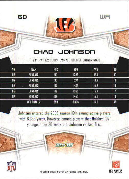 B0089- 2008 Select Football Card #s 1-250 +Rookies -You Pick- 15+ FREE US SHIP - Picture 115 of 449