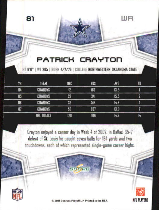 B0089- 2008 Select Football Card #s 1-250 +Rookies -You Pick- 15+ FREE US SHIP - Picture 151 of 449