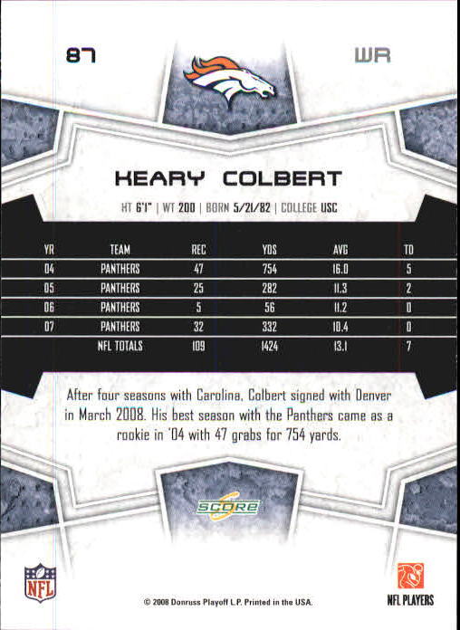 B0089- 2008 Select Football Card #s 1-250 +Rookies -You Pick- 15+ FREE US SHIP - Picture 155 of 449