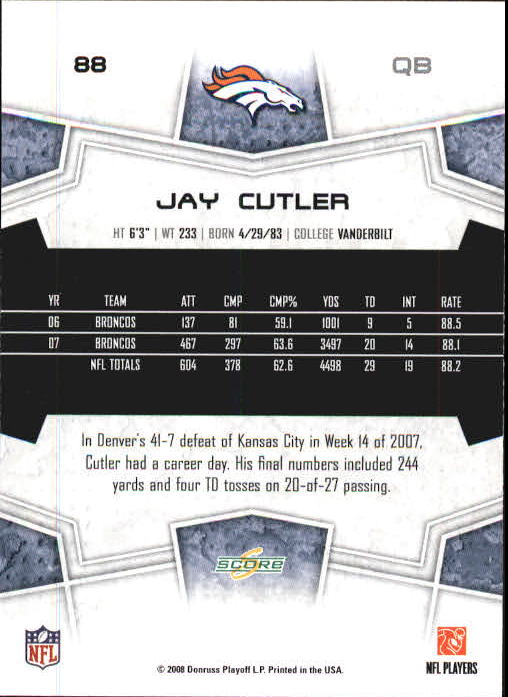 B0089- 2008 Select Football Card #s 1-250 +Rookies -You Pick- 15+ FREE US SHIP - Picture 157 of 449