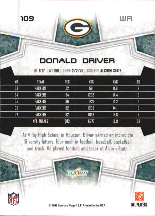 B0089- 2008 Select Football Card #s 1-250 +Rookies -You Pick- 15+ FREE US SHIP - Picture 197 of 449