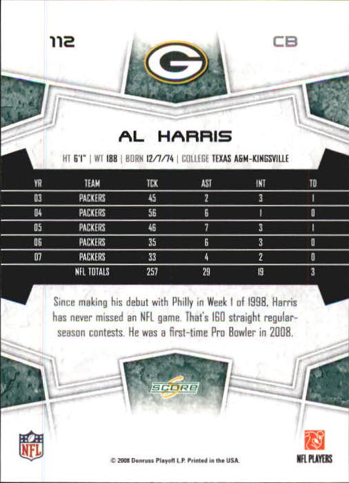B0089- 2008 Select Football Card #s 1-250 +Rookies -You Pick- 15+ FREE US SHIP - Picture 203 of 449