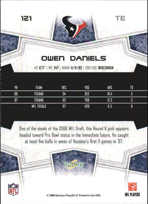 B0089- 2008 Select Football Card #s 1-250 +Rookies -You Pick- 15+ FREE US SHIP - Picture 221 of 449