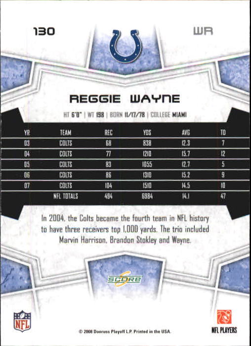 B0089- 2008 Select Football Card #s 1-250 +Rookies -You Pick- 15+ FREE US SHIP - Picture 237 of 449