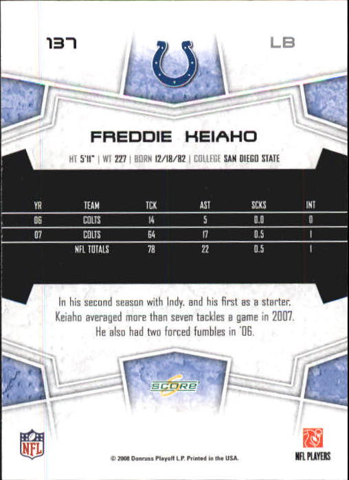 B0089- 2008 Select Football Card #s 1-250 +Rookies -You Pick- 15+ FREE US SHIP - Picture 251 of 449