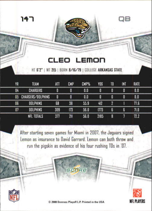 B0089- 2008 Select Football Card #s 1-250 +Rookies -You Pick- 15+ FREE US SHIP - Picture 271 of 449