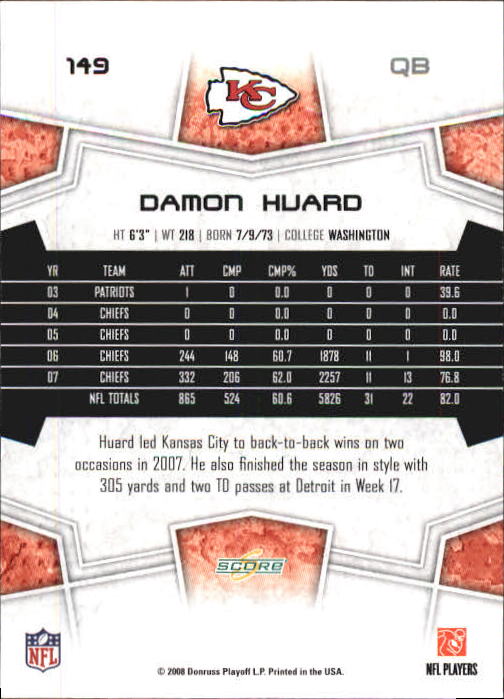 B0089- 2008 Select Football Card #s 1-250 +Rookies -You Pick- 15+ FREE US SHIP - Picture 275 of 449