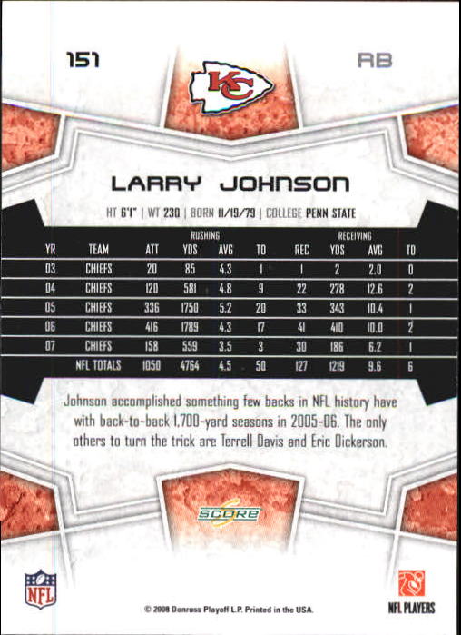 B0089- 2008 Select Football Card #s 1-250 +Rookies -You Pick- 15+ FREE US SHIP - Picture 279 of 449
