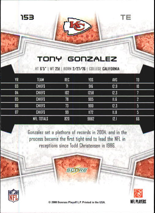 B0089- 2008 Select Football Card #s 1-250 +Rookies -You Pick- 15+ FREE US SHIP - Picture 283 of 449