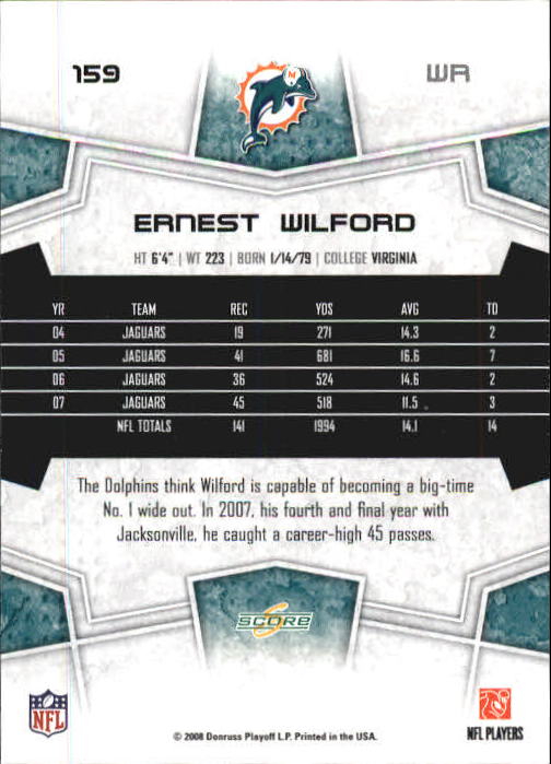B0089- 2008 Select Football Card #s 1-250 +Rookies -You Pick- 15+ FREE US SHIP - Picture 295 of 449
