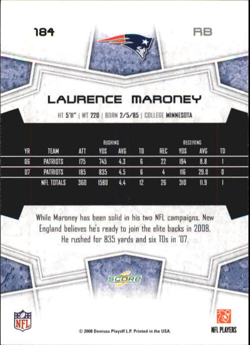 B0089- 2008 Select Football Card #s 1-250 +Rookies -You Pick- 15+ FREE US SHIP - Picture 335 of 449