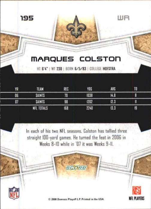 B0089- 2008 Select Football Card #s 1-250 +Rookies -You Pick- 15+ FREE US SHIP - Picture 353 of 449