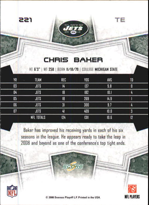 B0089- 2008 Select Football Card #s 1-250 +Rookies -You Pick- 15+ FREE US SHIP - Picture 403 of 449