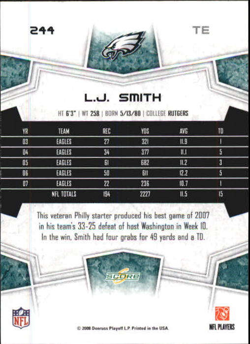 B0089- 2008 Select Football Card #s 1-250 +Rookies -You Pick- 15+ FREE US SHIP - Picture 443 of 449