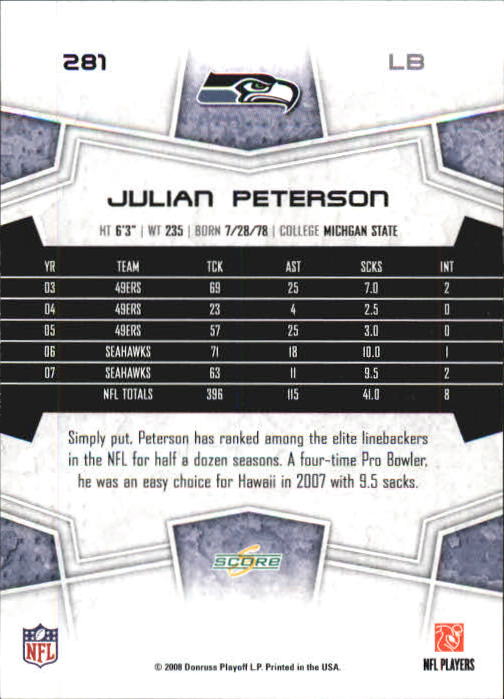 B0089- 2008 Select Football Cards 251-440 +Rookies -You Pick- 15+ FREE US SHIP - Picture 51 of 223