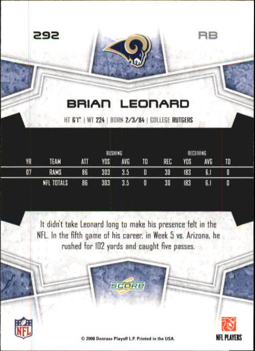 B0089- 2008 Select Football Cards 251-440 +Rookies -You Pick- 15+ FREE US SHIP - Picture 71 of 223
