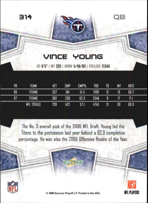 B0089- 2008 Select Football Cards 251-440 +Rookies -You Pick- 15+ FREE US SHIP - Picture 115 of 223
