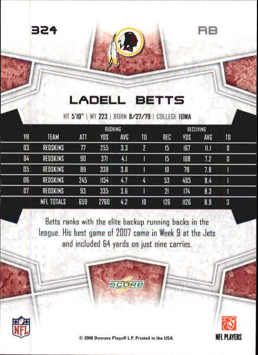 B0089- 2008 Select Football Cards 251-440 +Rookies -You Pick- 15+ FREE US SHIP - Picture 135 of 223