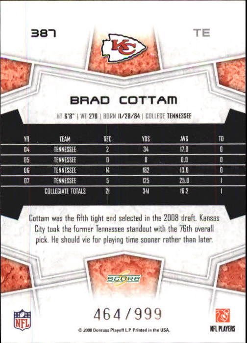 B0089- 2008 Select Football Cards 251-440 +Rookies -You Pick- 15+ FREE US SHIP - Picture 185 of 223