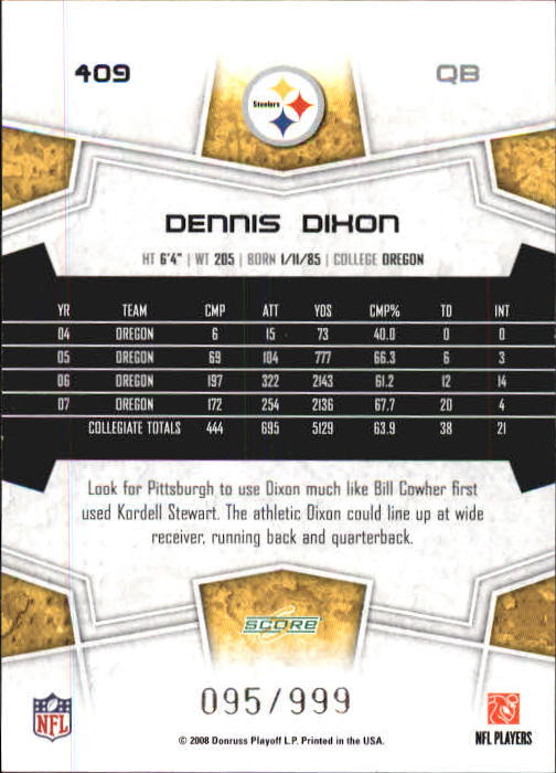 B0089- 2008 Select Football Cards 251-440 +Rookies -You Pick- 15+ FREE US SHIP - Picture 203 of 223