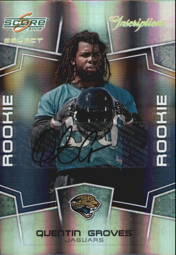 2008 Select Inscriptions #372 Quentin Groves/750