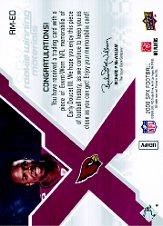 2008 SPx Rookie Materials Jersey Number Dual 175 #RMED Early Doucet back image