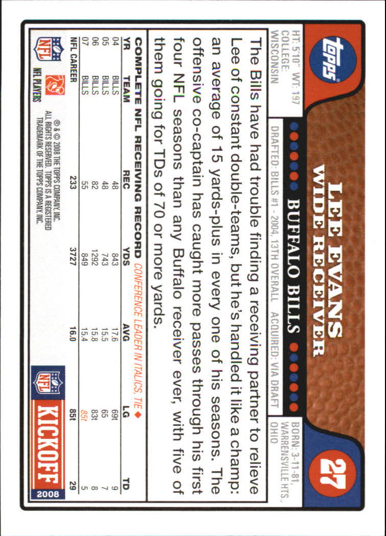 A4549- 2008 Topps Kick-Off Fb Karten 1-220 + Einsätze -du Pick- 15 + Kostenlose - Bild 23 von 379