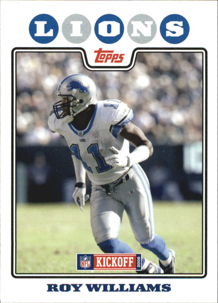 2008 Topps Kickoff #28 Roy Williams WR