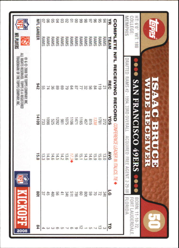 A4549- 2008 Topps Kick-Off Fb Karten 1-220 + Einsätze -du Pick- 15 + Kostenlose - Bild 45 von 379