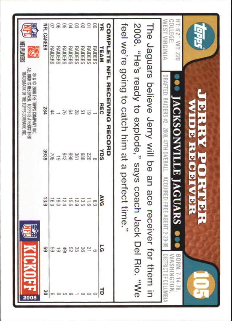 A4549- 2008 Topps Kick-Off Fb Karten 1-220 + Einsätze -du Pick- 15 + Kostenlose - Bild 101 von 379