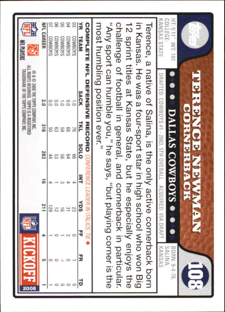 A4549- 2008 Topps Kick-Off Fb Karten 1-220 + Einsätze -du Pick- 15 + Kostenlose - Bild 103 von 379
