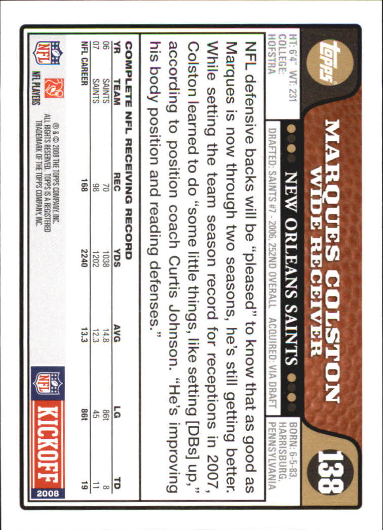 A4549- 2008 Topps Kick-Off Fb Karten 1-220 + Einsätze -du Pick- 15 + Kostenlose - Bild 123 von 379