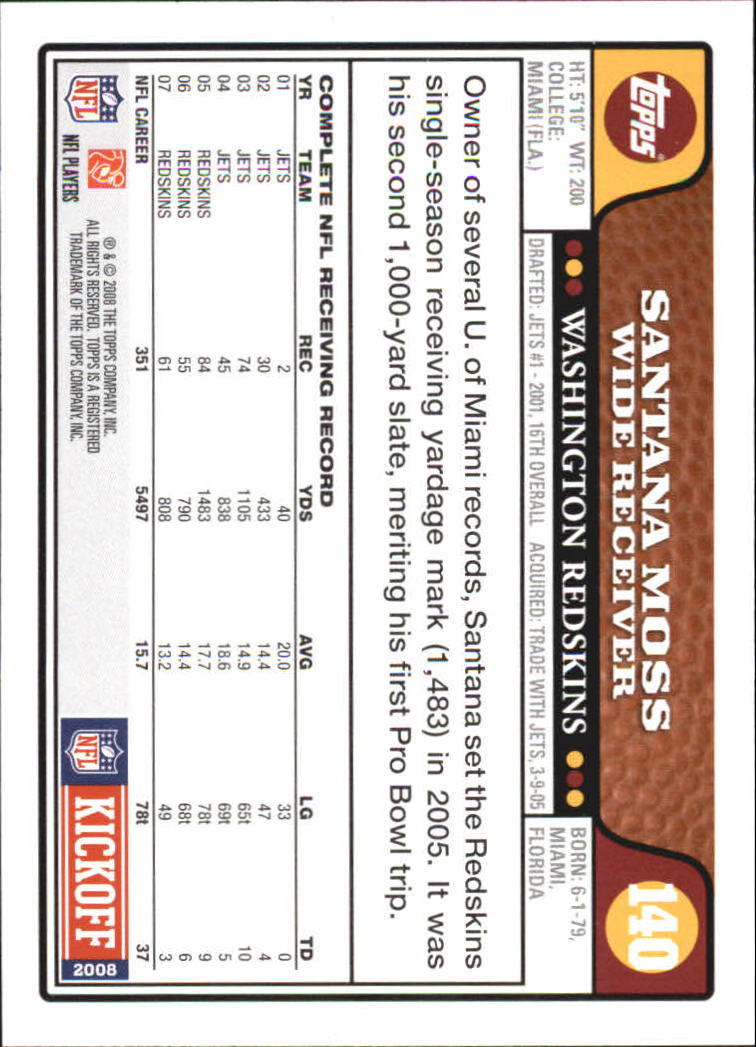 A4549- 2008 Topps Kick-Off Fb Karten 1-220 + Einsätze -du Pick- 15 + Kostenlose - Bild 127 von 379