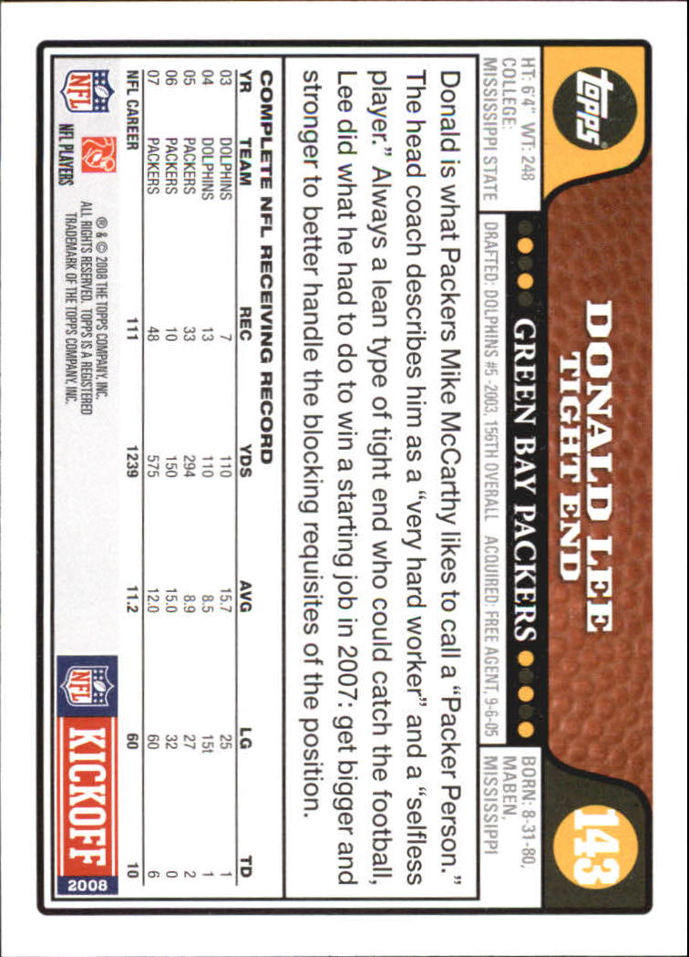 A4549- 2008 Topps Kick-Off Fb Karten 1-220 + Einsätze -du Pick- 15 + Kostenlose - Bild 131 von 379