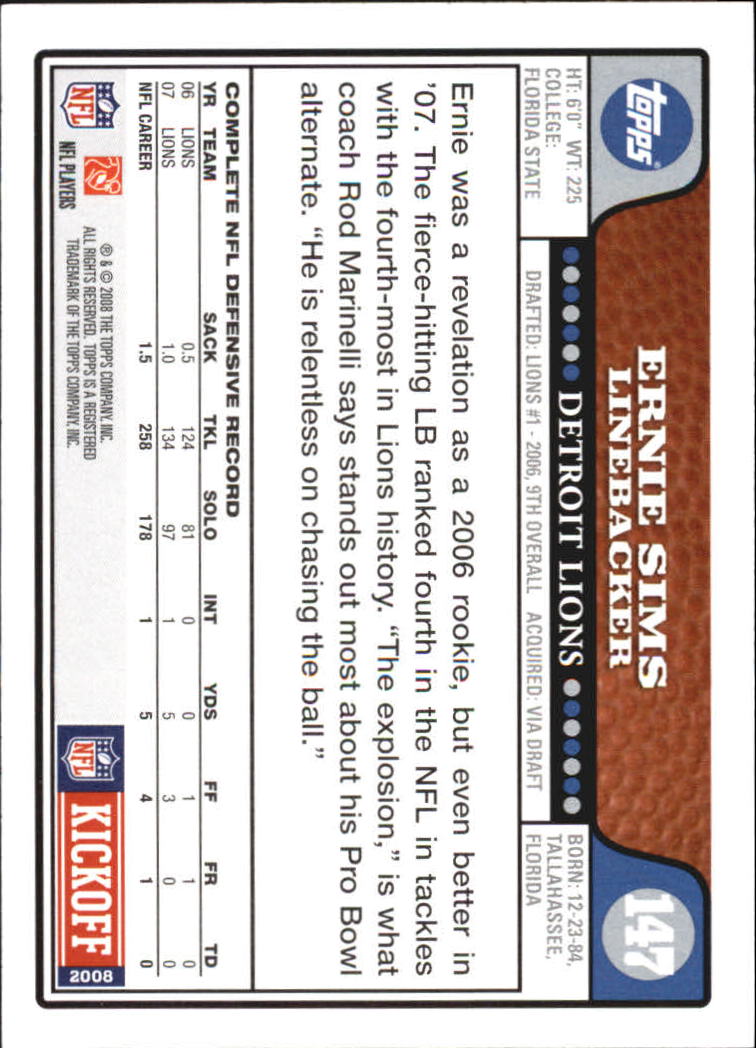 A4549- 2008 Topps Kick-Off Fb Karten 1-220 + Einsätze -du Pick- 15 + Kostenlose - Bild 137 von 379