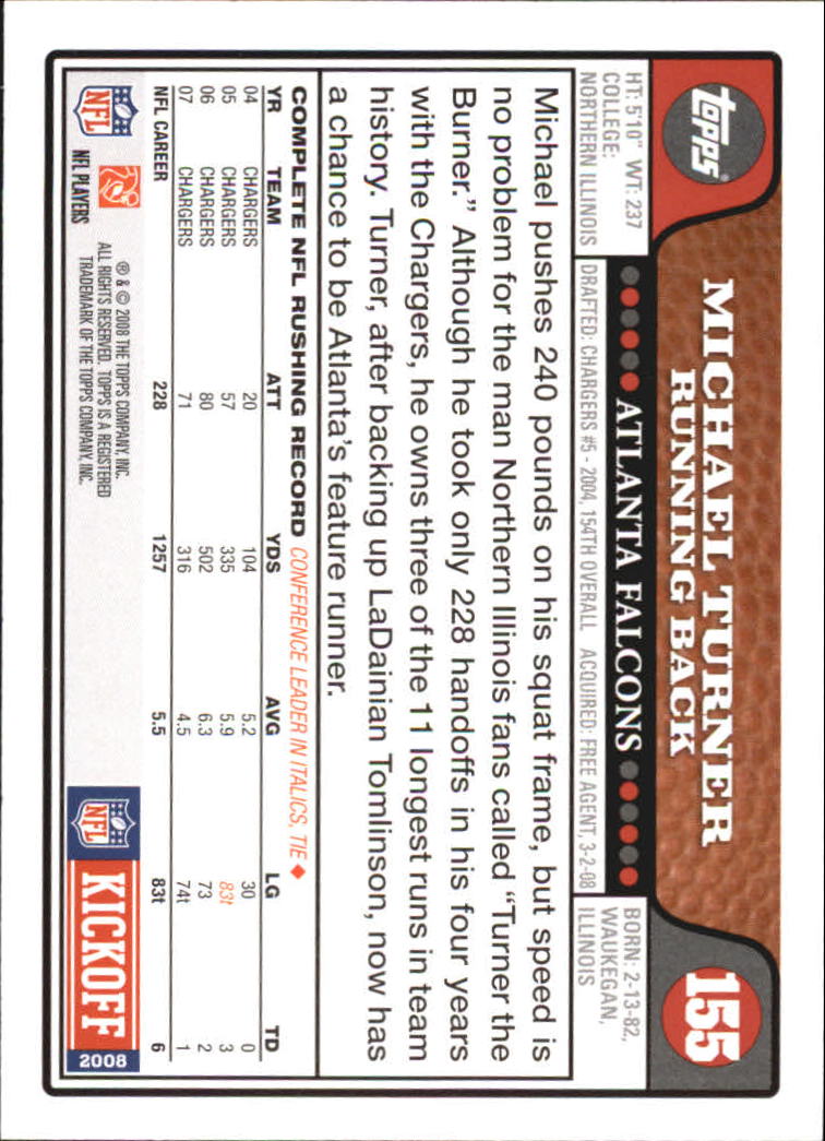 A4549- 2008 Topps Kick-Off Fb Karten 1-220 + Einsätze -du Pick- 15 + Kostenlose - Bild 147 von 379